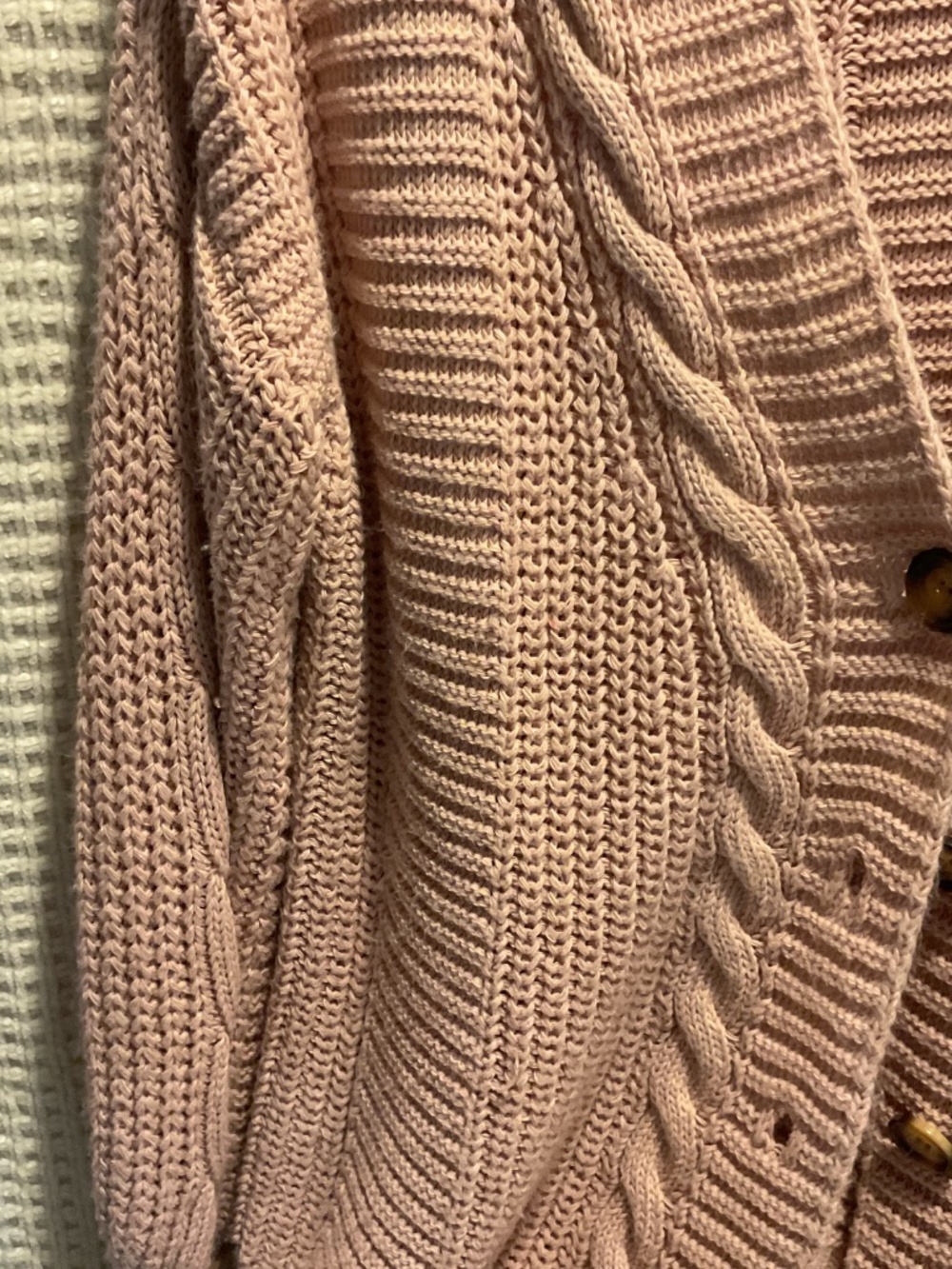 Pink cardigan large - Picture 3 of 5